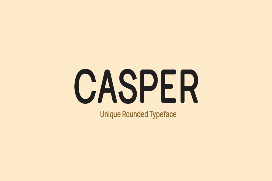 Пример шрифта Casper #1
